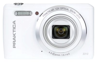Praktica Z212 20MP 12X Zoom Compact Camera - White